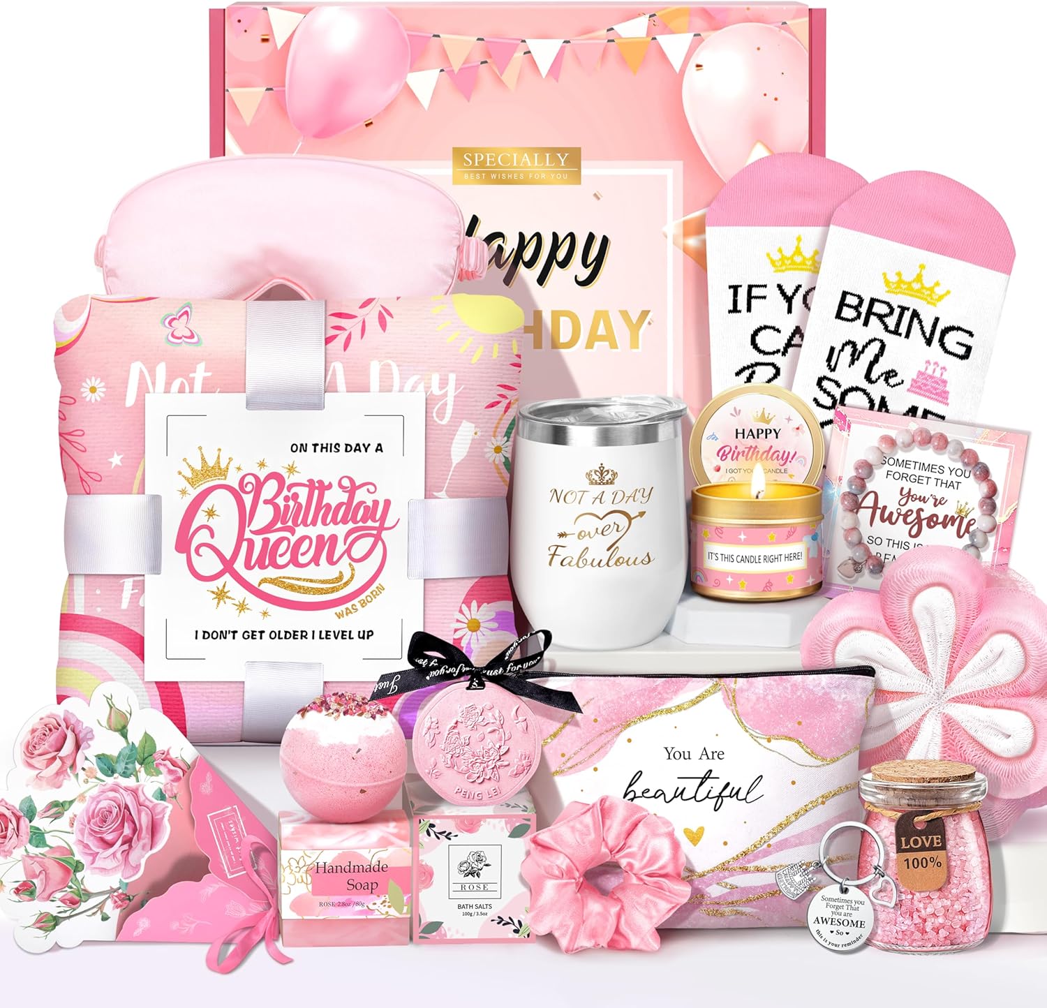 Unique Birthday Gifts for Women - Spa Gift Basket Experience