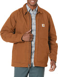 Carhartt Men's Loose Fit Washed Duck Sherpa-Lined Coat - Rugged Lined