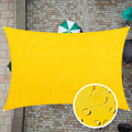 ColourTree Custom Size 11ft x 15ft Yellow Waterproof Shade Sail