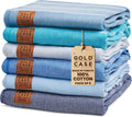 Lycia Turkish Beach Towel Set of 6 - Quick Dry, Sand Free Towels