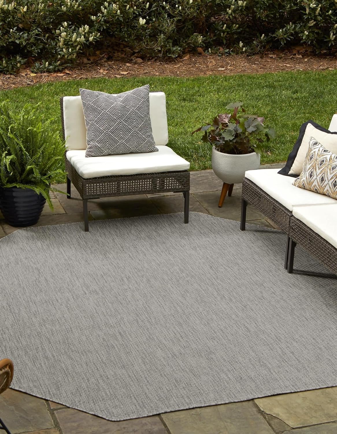 Unique Loom Casual Transitional Solid Heathered Area Rug Review