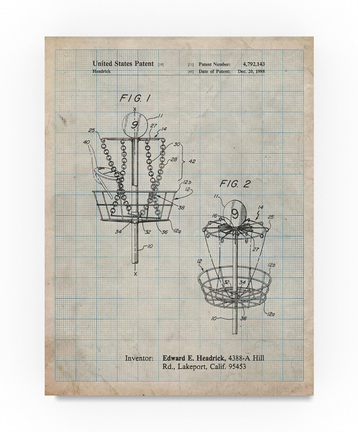 Trademark Global Disk Golf Basket - 24x32 in - Precision Design