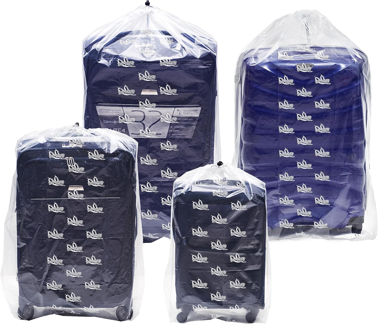 Dust Cover Drawstring Bags Set 4 Sizes - Household Organizing Made Easy! SPICY SERVED
