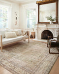 Margot Collection MAT-01 Antique/Sage 2ft-6ft x 9ft-6ft Runner Rug