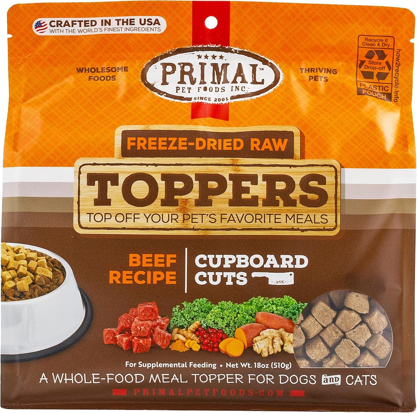 Primal Dog Food Toppers & Cat Food Toppers for Picky Eaters