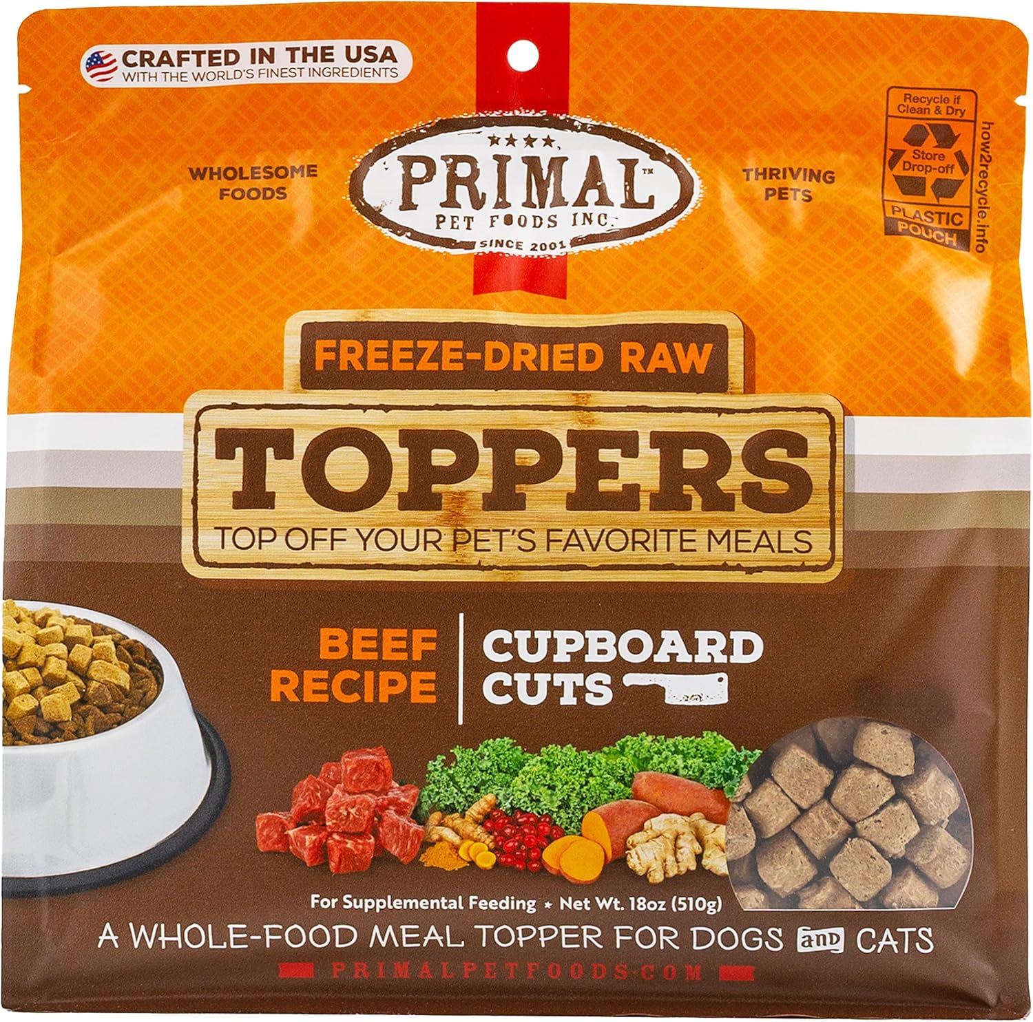 Primal Dog Food Toppers & Cat Food Toppers for Picky Eaters