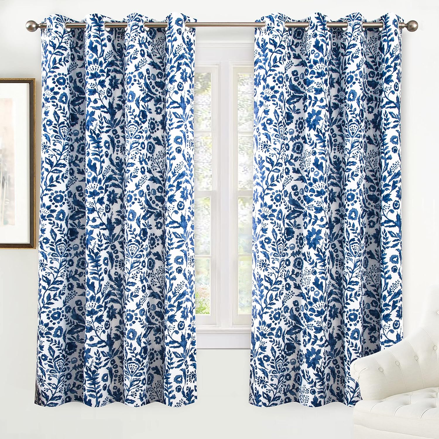 DriftAway Julia Watercolor Blackout Curtains for Stylish Homes