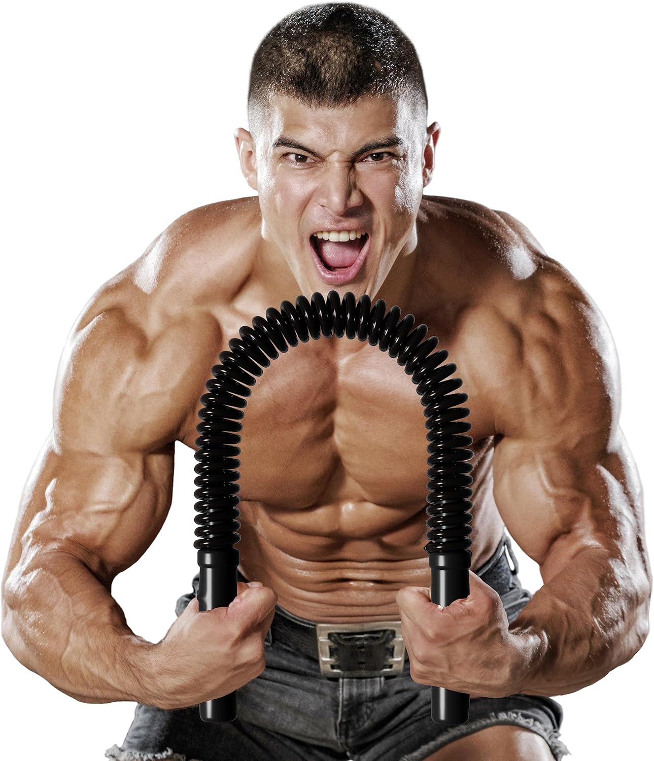 Zenooze Power Twister Flex Bar for Ultimate Chest Workout