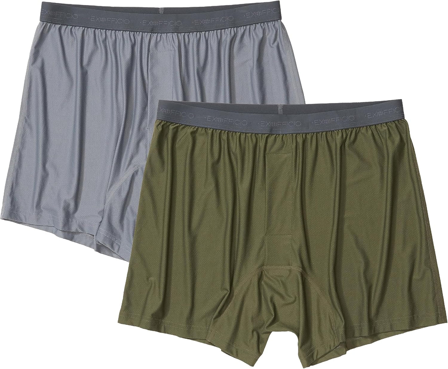 Exofficio Men's Give-N-Go 2.0 Boxer 2 Pack for Ultimate Comfort