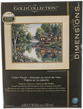 Dimensions Gold Collection Cabin Fever Counted Cross Stitch Kit