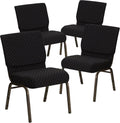 HERCULES 21in Stacking Church Chair - Comfortable Durable Seating
