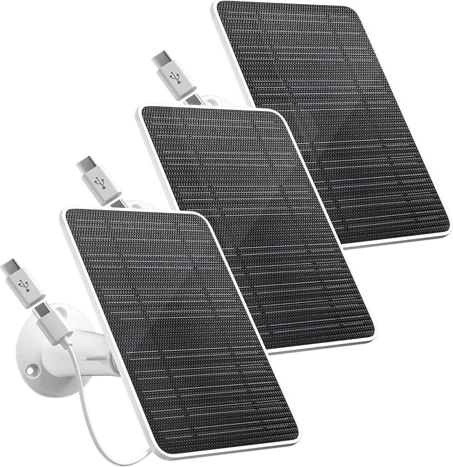 Solar Panel for Security Camera - 5V 4W Charger for Eufy