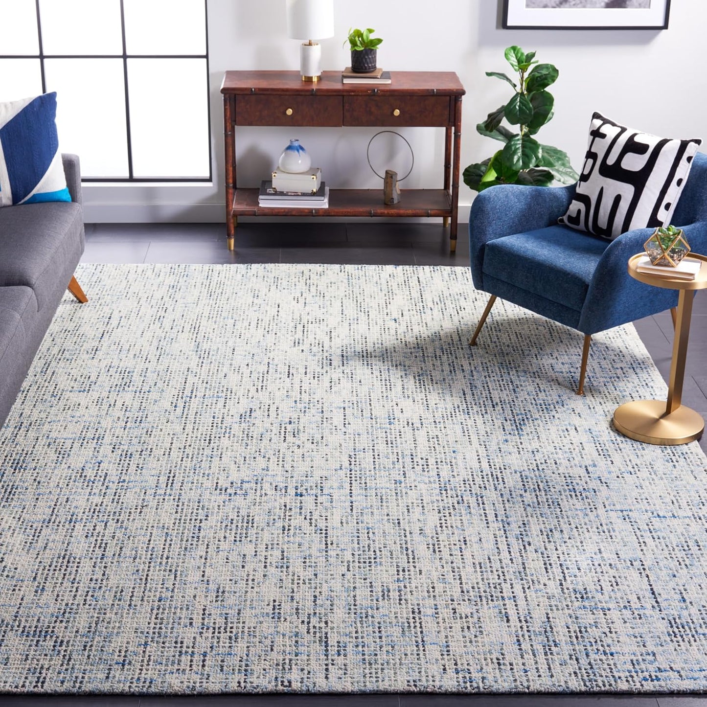 SAFAVIEH Abstract Collection Area Rug - Handmade Wool Design