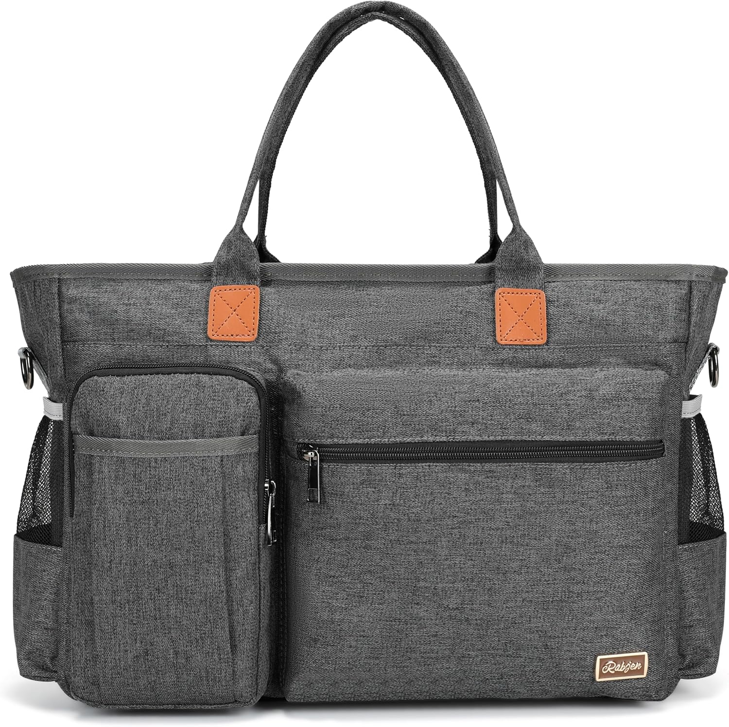 Laptop Tote Bag with Padded Sleeve for 15.6 in Devices