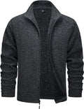 Men's Fleece Jacket Full Zip Lightweight Warm Coat - Polar Fleece