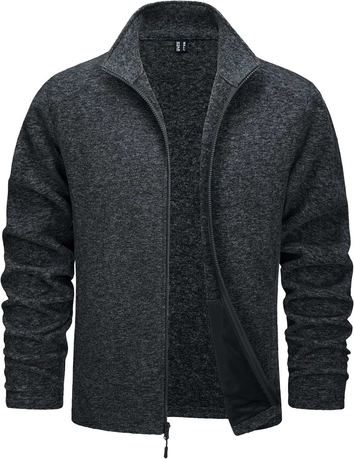 TACVASEN Men's Fleece Jackets Full Zip Lightweight Warm Coats