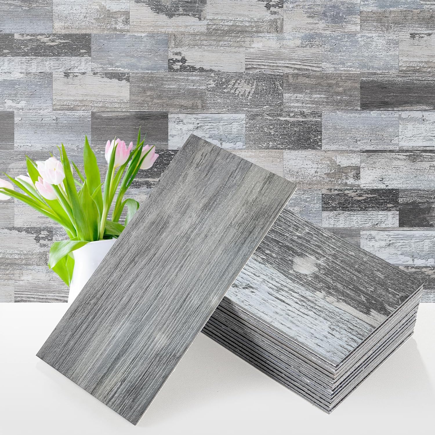 Vamos Tile 100-Piece Peel and Stick Backsplash for DIY Projects