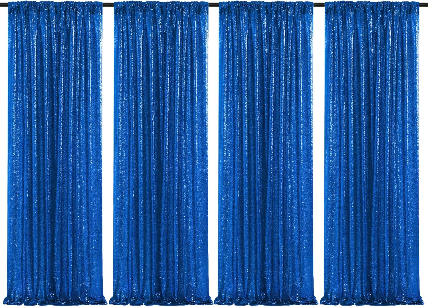 SoarDream Sequin Backdrop Navy for Stunning Events