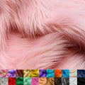 Ice Fabrics Faux Fur Fabric by the Yard - Super Soft 60in Baby Pink