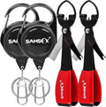 SAMSFX Fishing Knot Tying Tool Combo - Fast Knot Tyer and Clippers