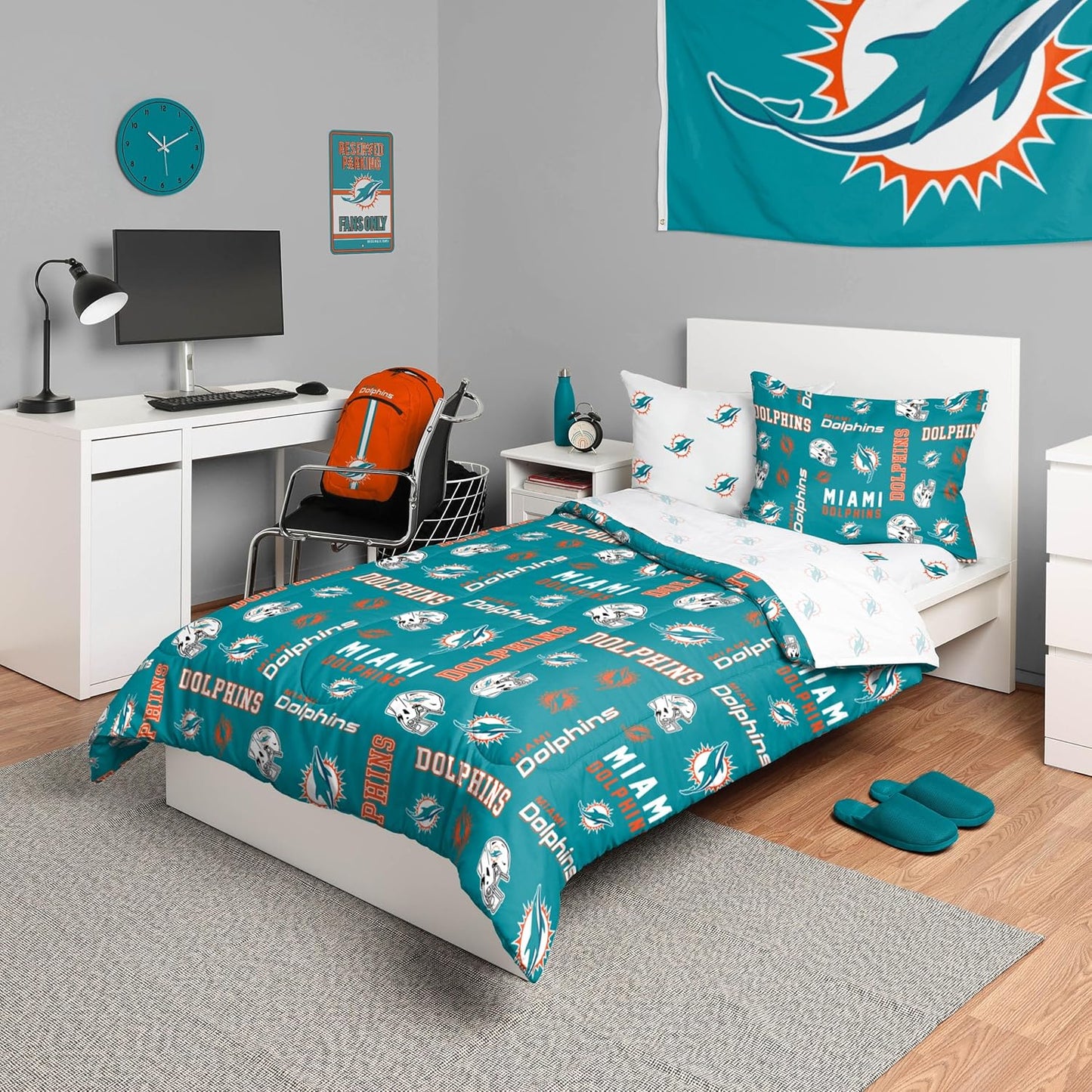 NFL Team Logo Bed in a Bag Comforter Set for Ultimate Fans