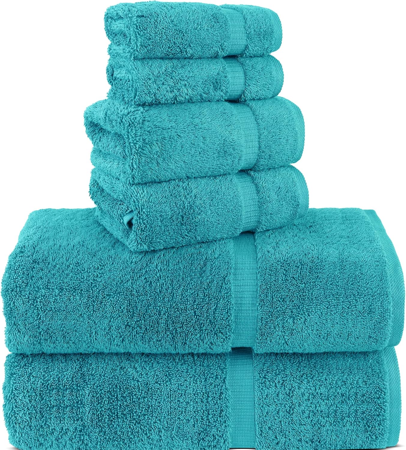 Chakir Turkish Linens Premium Cotton Towel Set for Bathroom