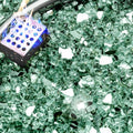 NUPICK 20 Pound Fire Glass 1/4 in Reflective Fire Pit Glass - Brighter