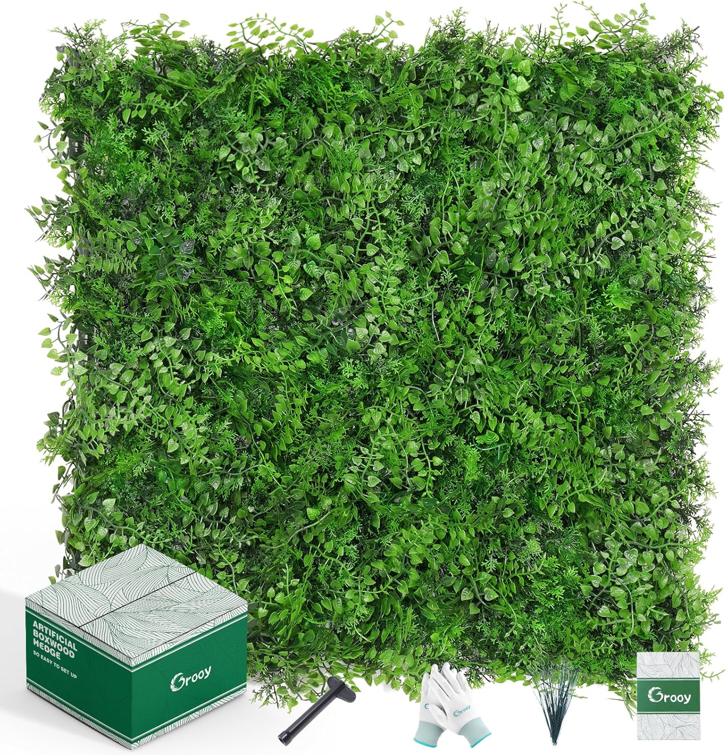 20x20 Artificial Hedge Grass Wall Panels for Indoor Outdoor Use