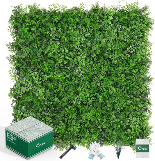 20x20 Artificial Hedge Grass Wall Panels for Indoor Outdoor Use