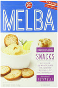 Old London Melba Snacks Roasted Garlic - Crispy Whole Grain Toast