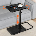 TV Tray Table for Couch - Adjustable Height & 360 Swivel Panel