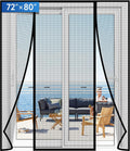 Magnetic Screen Door Upgraded PET Mesh Stronger Than Fiberglass