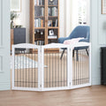 Spirich Freestanding Wire Pet Gate 60 in Extra Wide - Stable