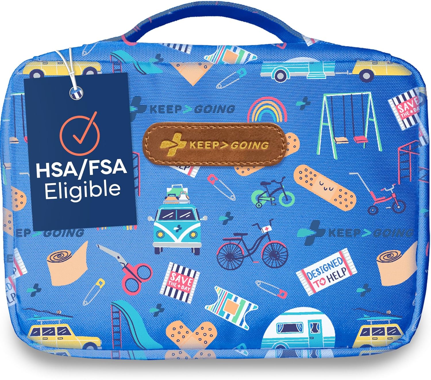 KeepGoing Large Home First Aid Kit for Kids - 270 Pieces Included