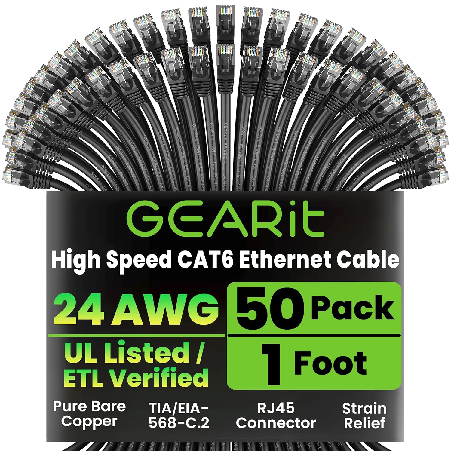 High-Performance Cat 6 Ethernet Cable Pack for Reliable Networking