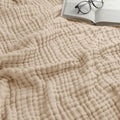 Comfy Cubs Muslin Blanket King 108in x 90in - Lightweight 6-Layer