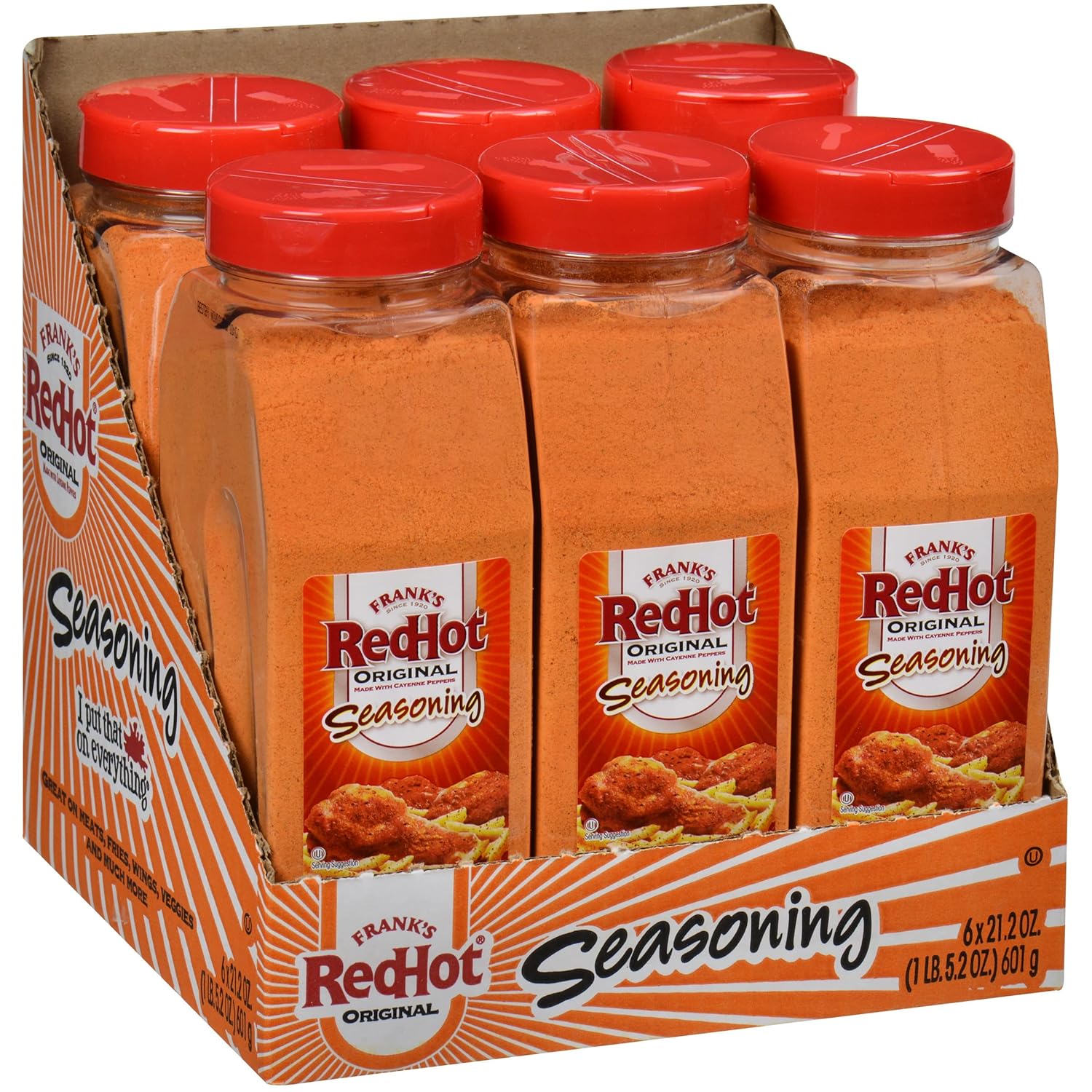 Frank's RedHot Original Seasoning - Perfect Blend of Flavor