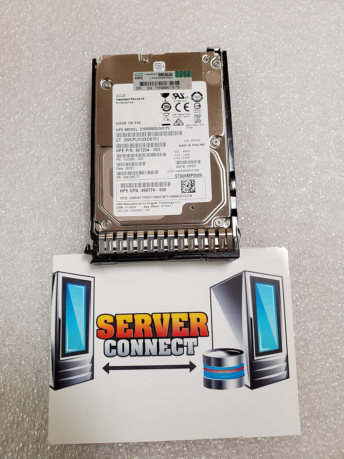 Hpe EH000600JWCPL 600GB 15K 12G SAS SFF SC Hard Drive Review