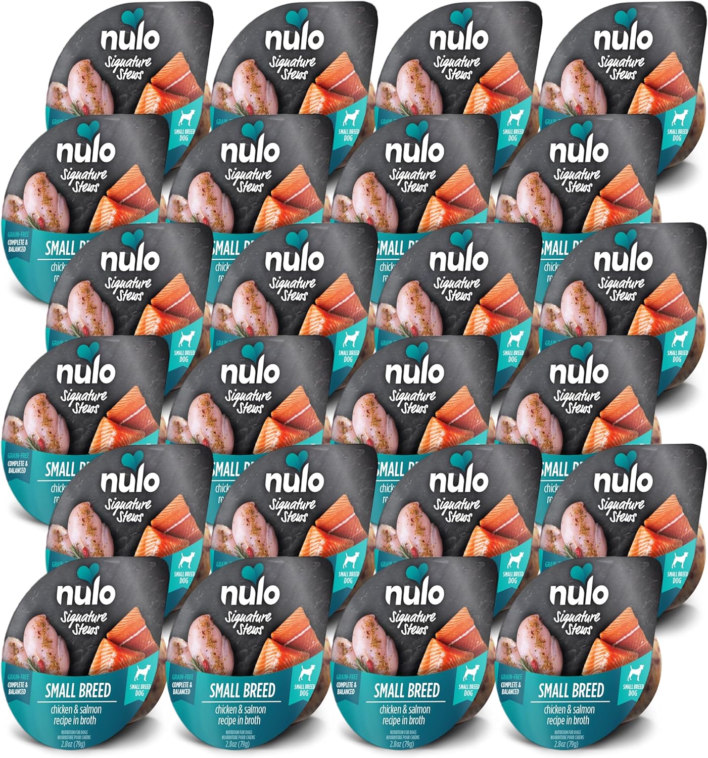 Nulo Small Breed Dog Signature Stew with Chicken & Salmon Broth