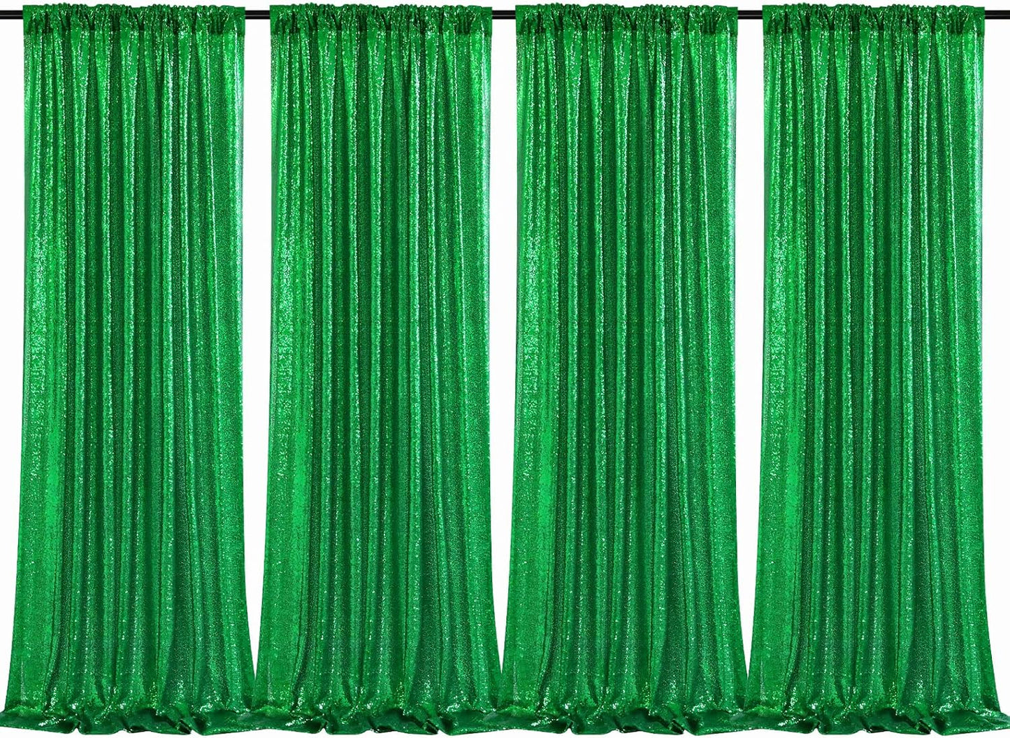 B-COOL Green Sequin Backdrops for Stunning Party Decorations