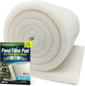 Classic Koi Pond Filter Pad FINE - 1 in Thick Bulk Roll for Clear