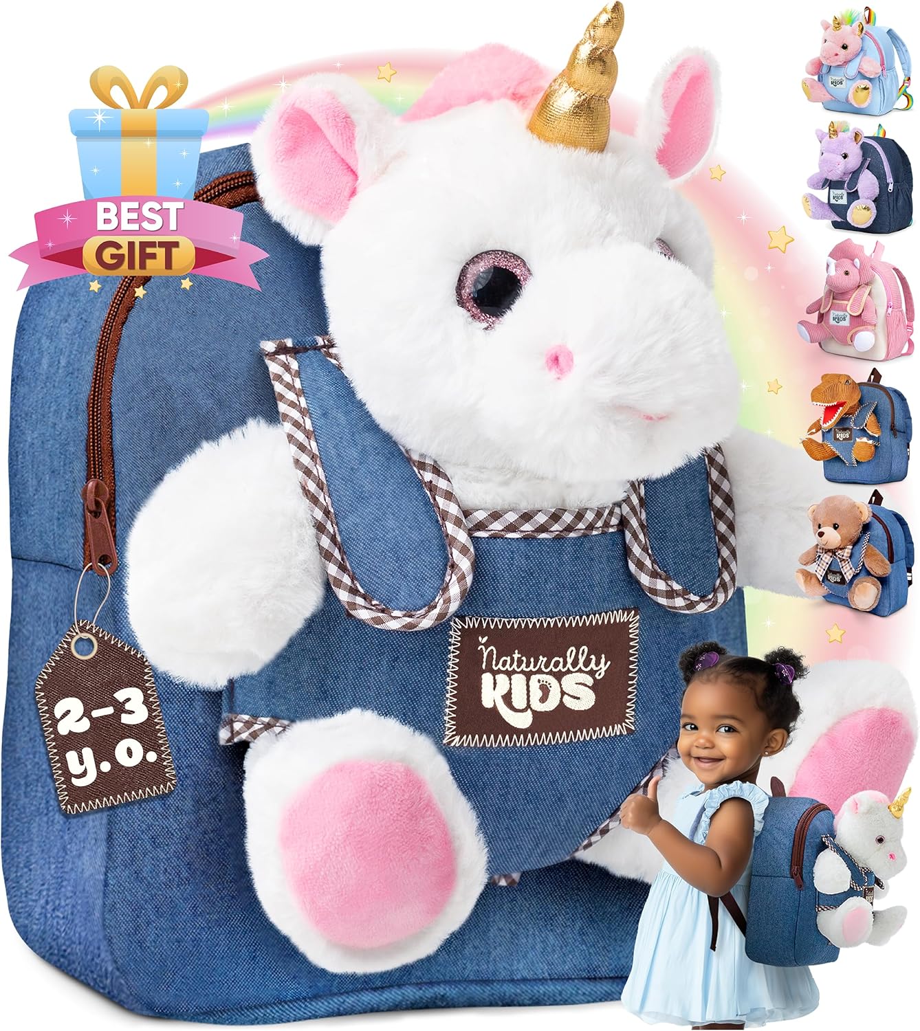 Magical Unicorn Backpack for Toddlers