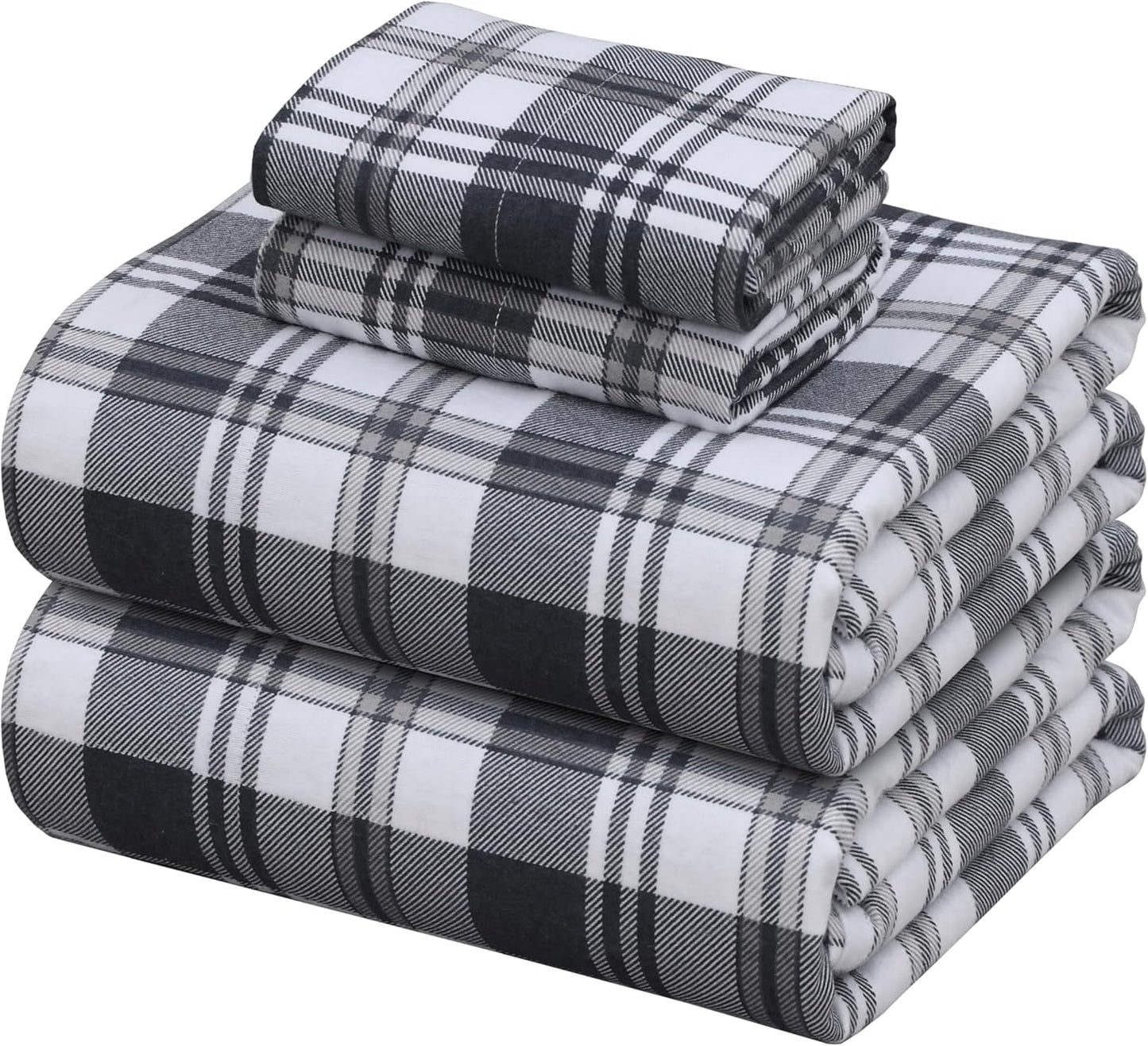 Ultra Soft ZOYER Flannel Queen Size Sheet Set for Cozy Nights