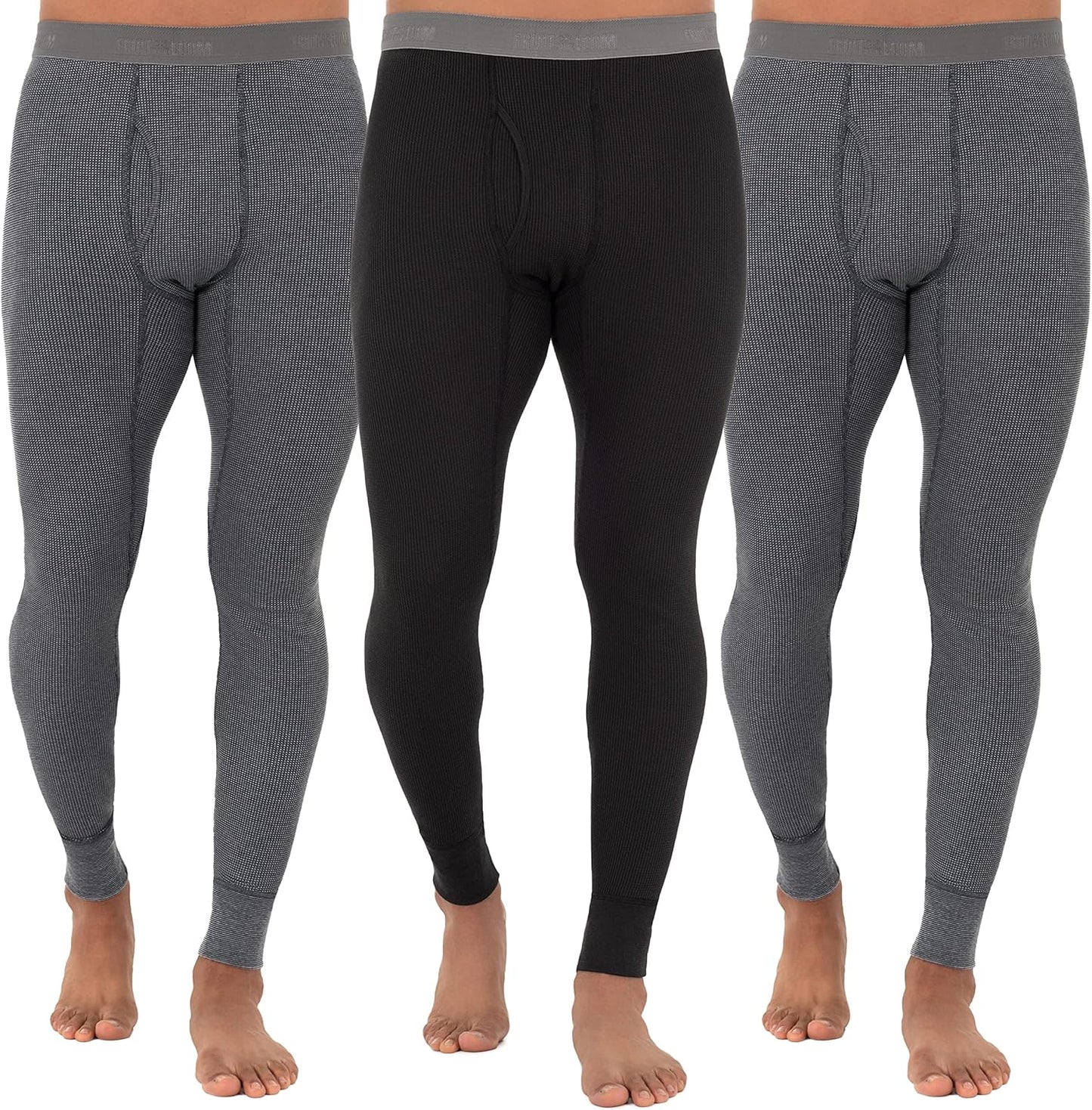 Fruit of the Loom Men's Recycled Premium Waffle Thermal Long Johns