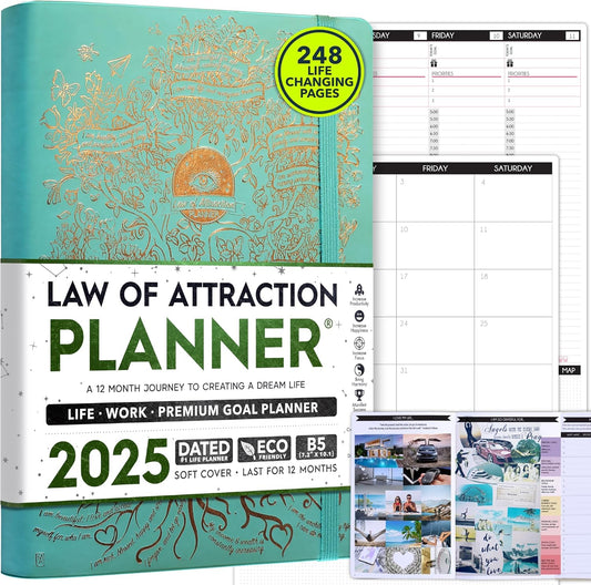 Law of Attraction Planner 2025 for Productivity & Goal Setting