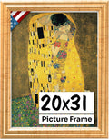 Antique Gold 20x31 Picture Frame.75 in Wide - Vintage Wall Frame
