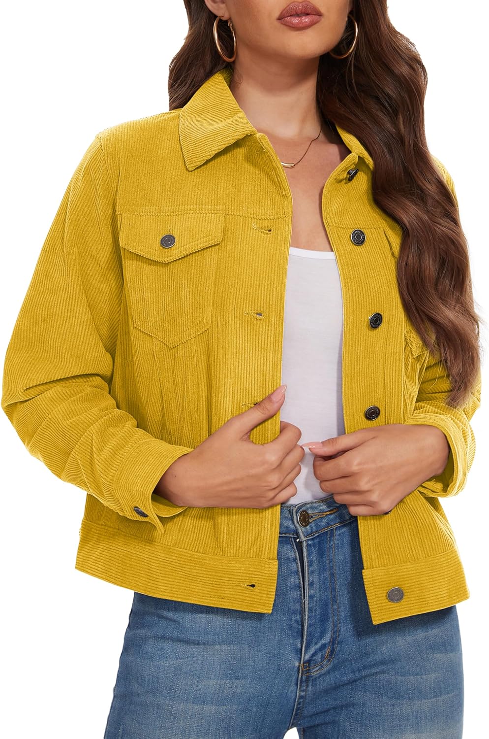 Stylish Women's Corduroy Jacket for Casual Fashion Lovers