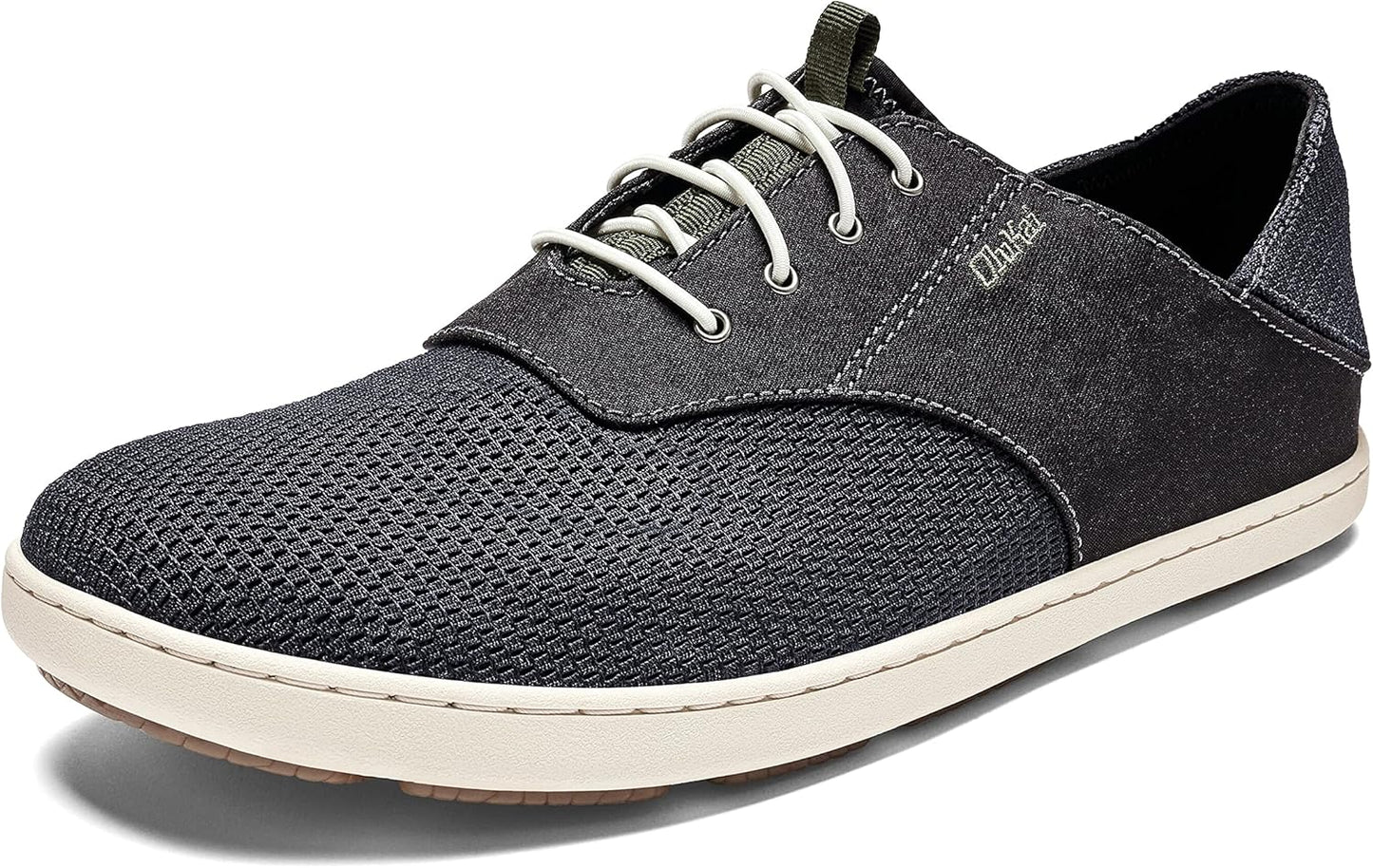 OLUKAI Nohea Moku Men's No Tie Boat Shoes for All-Day Comfort
