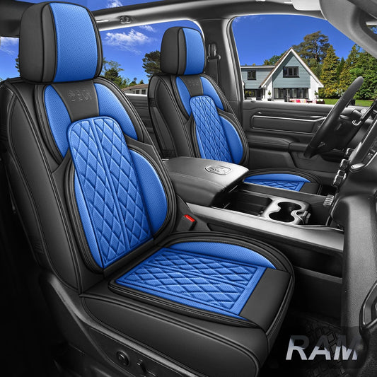 Custom Fit Faux Leather Car Seat Covers for Dodge Ram 2009-2024