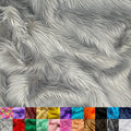 Ice Fabrics Faux Fur Fabric by the Yard - Silver Super Soft 60 in